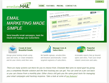 Tablet Screenshot of emediatemail.com